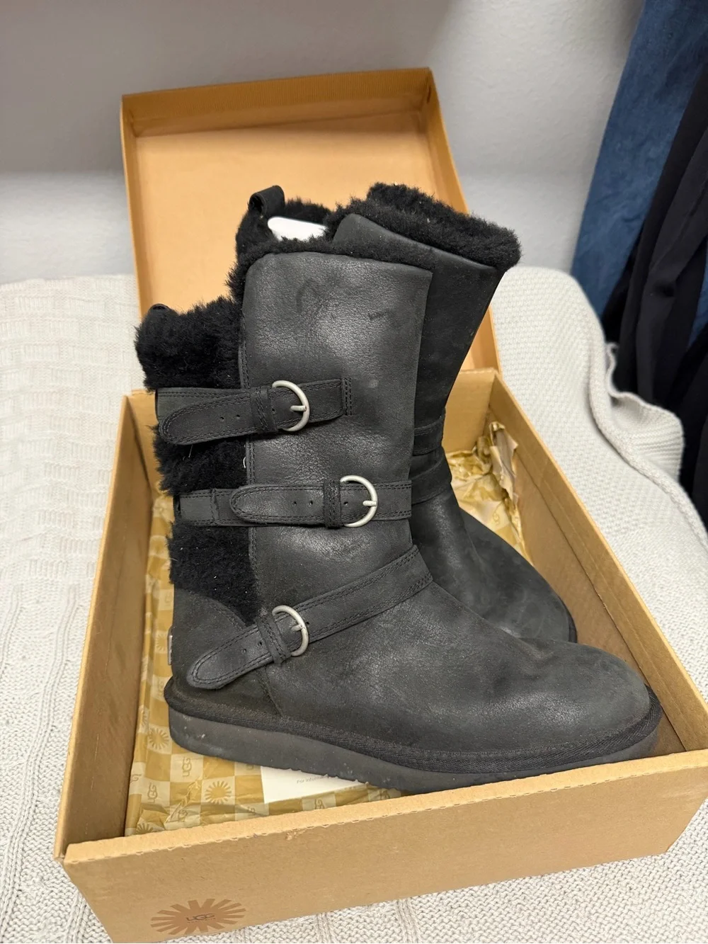 UGG Black Boots - Women's
